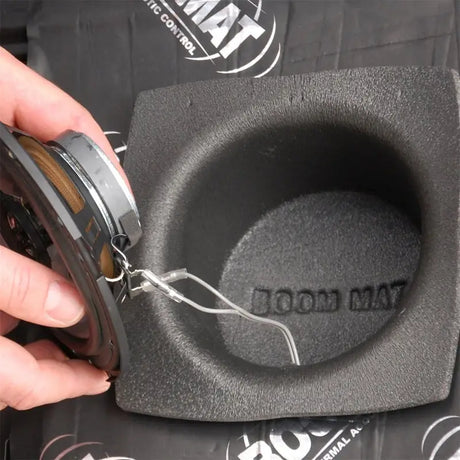 DEI Speaker Baffles 5.25in Round 6.5in Wide 6.5 Height 2.5in Deep Pair - 50321