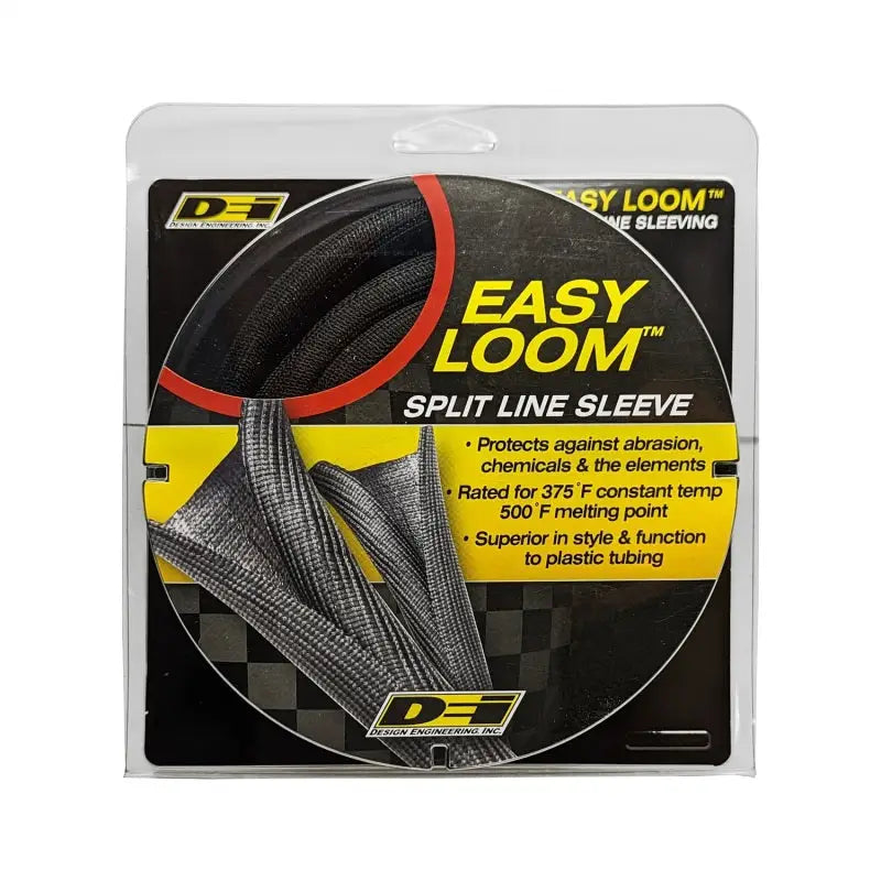 DEI Split Wire Sleeve Easy Loom 10mm-3/8in x 20 Black - Truck & Automotive