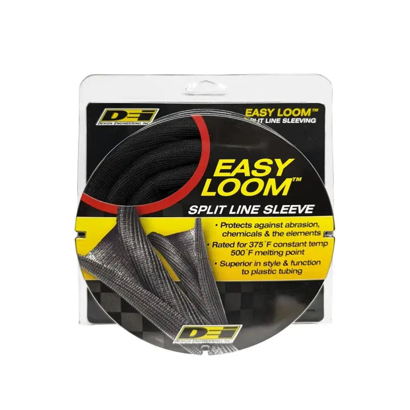 Black dei split wire sleeve for easy loom wiring, 16mm split wire sleeve easy to use