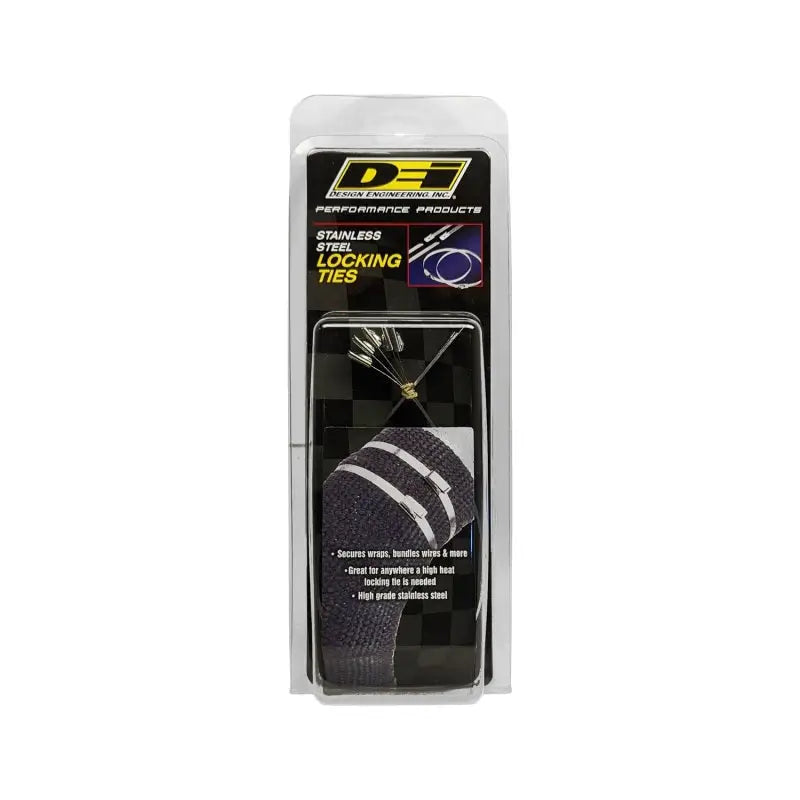 DEI Stainless Steel Locking Tie 14in - 5 per pack - Truck & Automotive