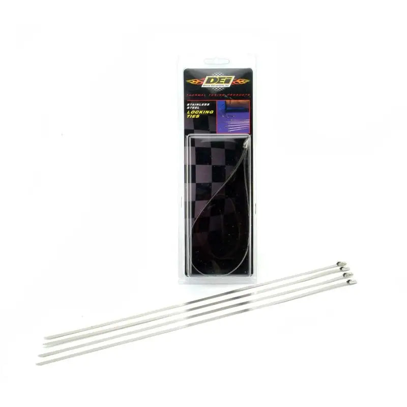 DEI Stainless Steel Locking Tie 14in - 5 per pack - Truck & Automotive