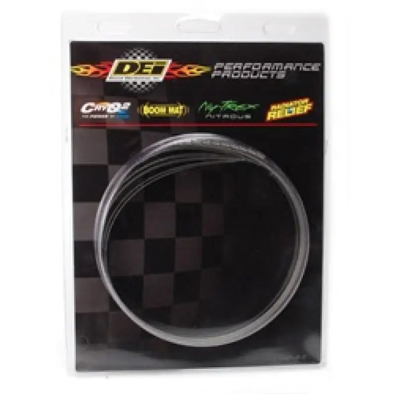 Packaged exhaust wrap with DEI stainless steel positive locking ties for secure install