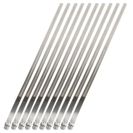 Stainless steel cable ties from DEI Stainless Steel for secure positive locking needs