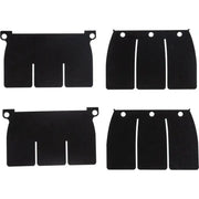 MOTO TASSINARI Delta System Replacement Petals Black for Powersports