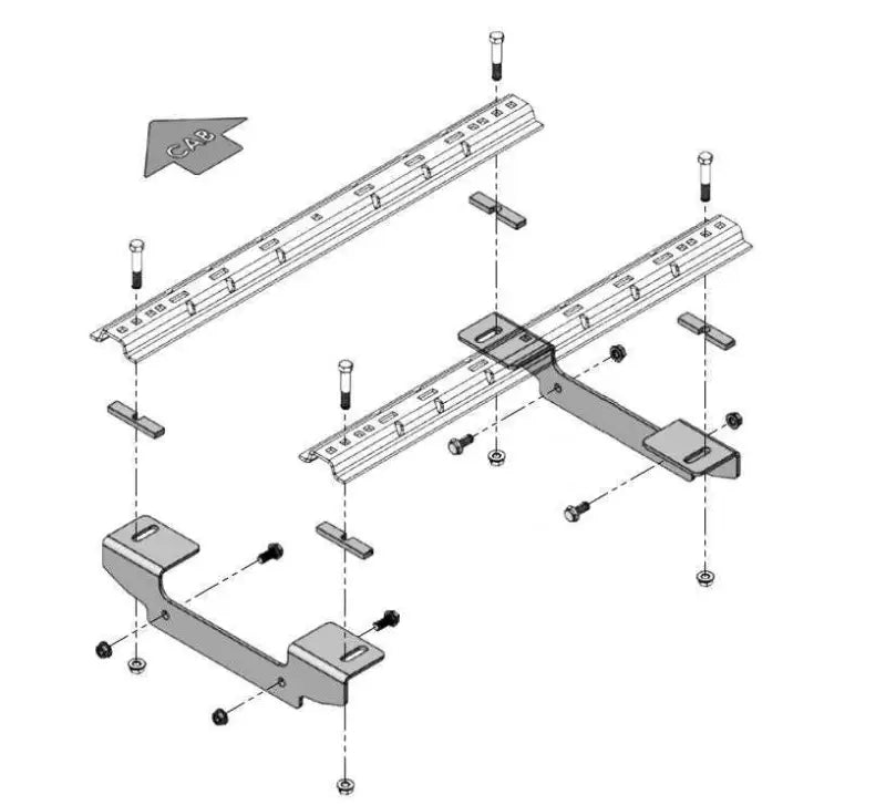 8552037 Fifth Wheel Trailer Hitch Mount Kit
