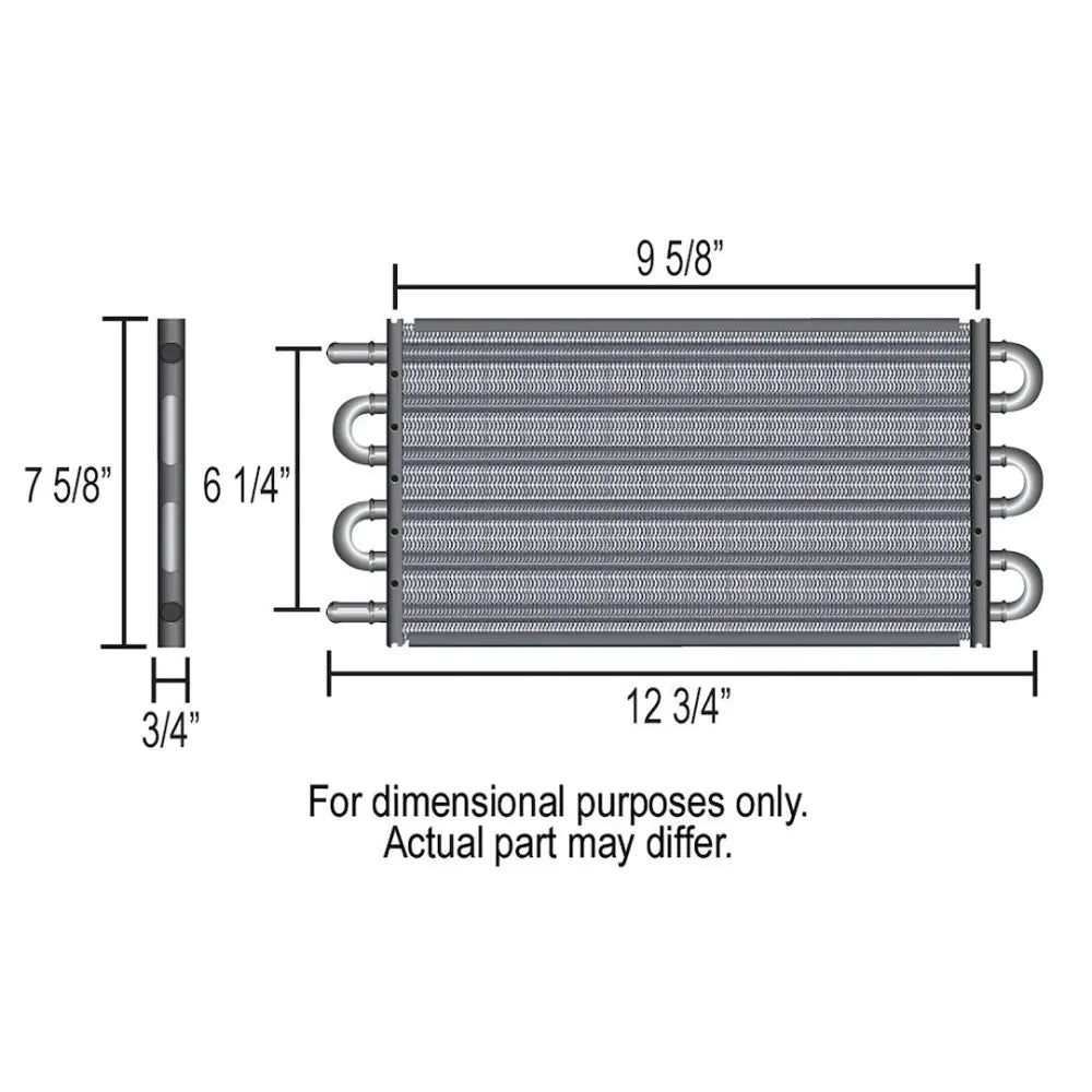 Derale Extruded Plastic Cooling Fin Guards Fluid Cooler 13731 - Pass Econo-Cool Replc