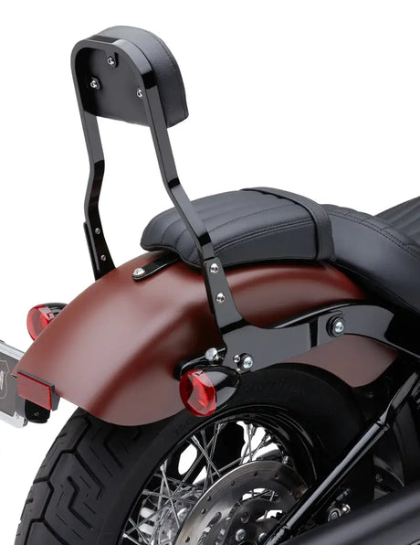 Detachable Backrest Short Black Flde/Flsl/Fxbb 18 22 - COBRA
