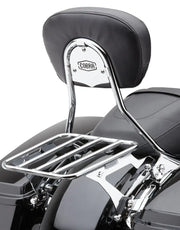 Detach Backrest Short Chrome Flh/Flt 97 08 - COBRA