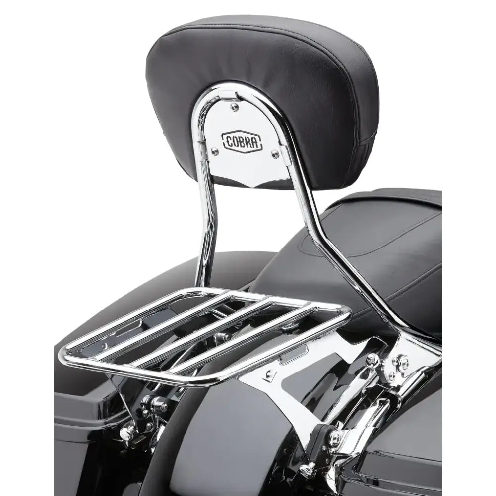 Detach Backrest Short Chrome Flh/Flt 97 08 - COBRA