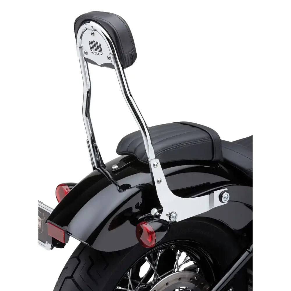 Detachable Backrest Round Chrome Flde/Flsl/Fxbb 18 22 - COBRA
