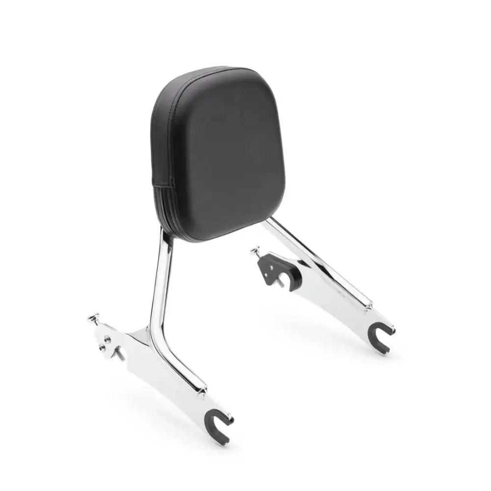 Detach Backrest Short Med Pad Chrome Chieftain 14 - COBRA