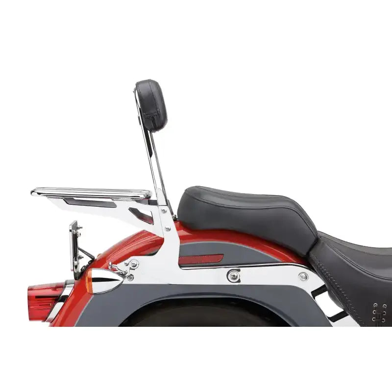 Detachable Backrest Round Chrome Softail 00 06 - COBRA