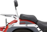 Detachable Backrest Round Chrome Softail 07 17 - COBRA