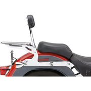 Detachable Backrest Round Chrome Softail 07 17 - COBRA