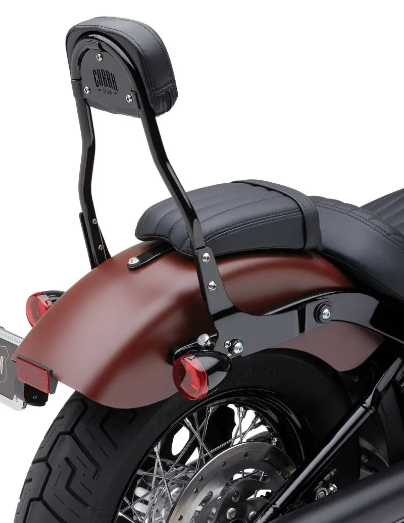 Detachable Backrest Round Black Flde/Flsl/Fxbb 18 22 - COBRA