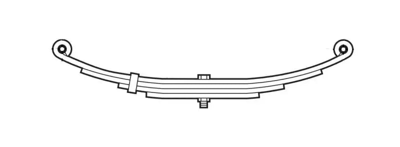 072-042-00 Trailer Axle Leaf Spring