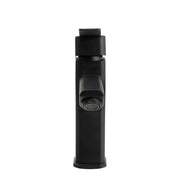 DF-ML803LQ-MB Dura Faucet Modern Angular RV Lavatory Faucet in black, showcasing sleek, durable design for RV bathrooms.