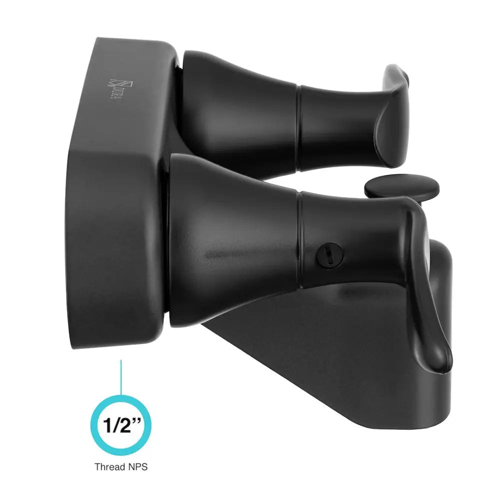 DF-SA110LH-MB Dura Faucet Bath Tub & Shower Matte Black - Plumbing
