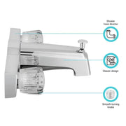 DF-SA610A-CP Dura Faucet Bath Tub & Shower