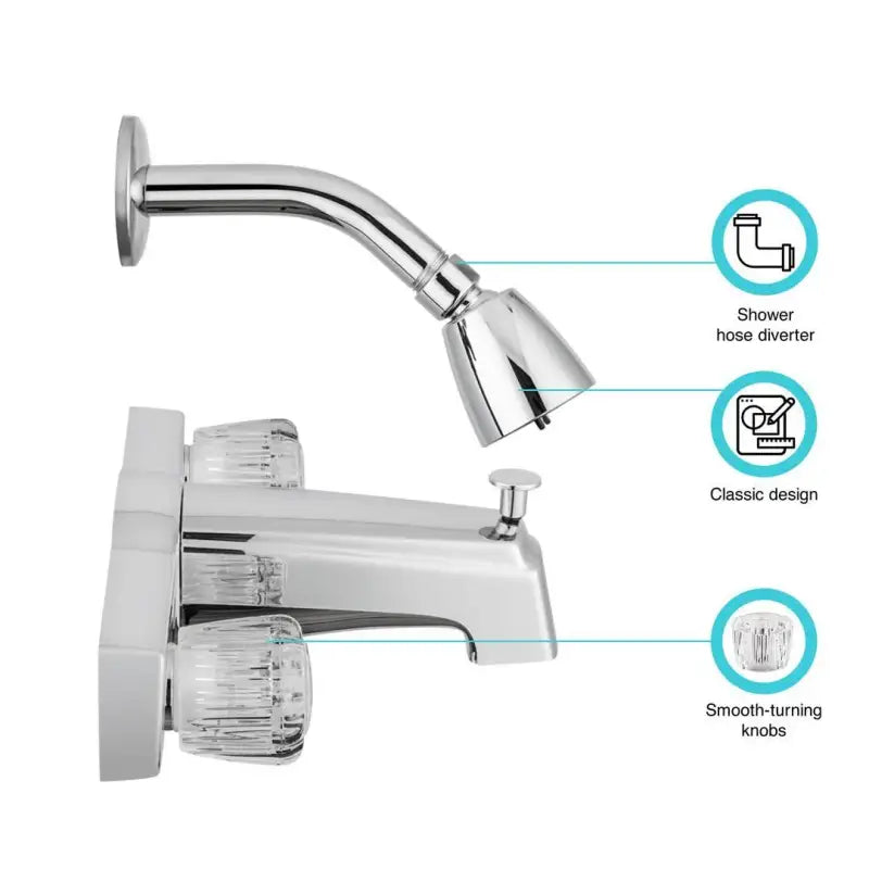 DF-SA611A-CP Dura Faucet Bath Tub & Shower