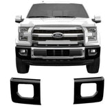 DF0201 Ecoological Gloss Black Bumper Overlay With Fog - Cover