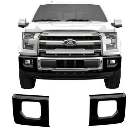 DF0201 Ecoological Gloss Black Bumper Overlay With Fog - Cover