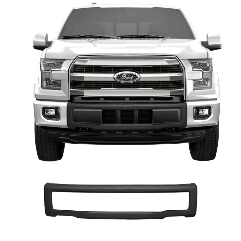 DF0302 Ecoological Matte Black Bumper Overlay With Tow - Cover