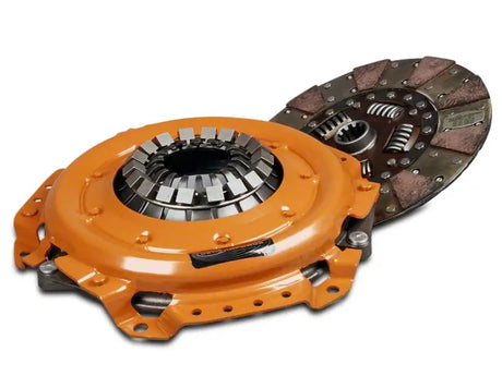 Orange and silver car clutch from DF098391 Centerforce Clutch Kit Jeep 07-08