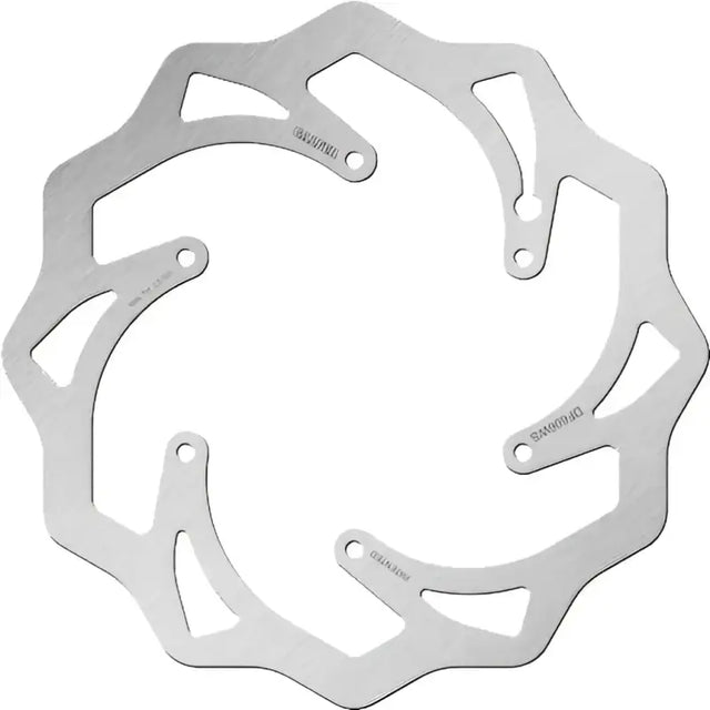 Silver metal brake rotor for DF606WS SKW oversize rotor bike model