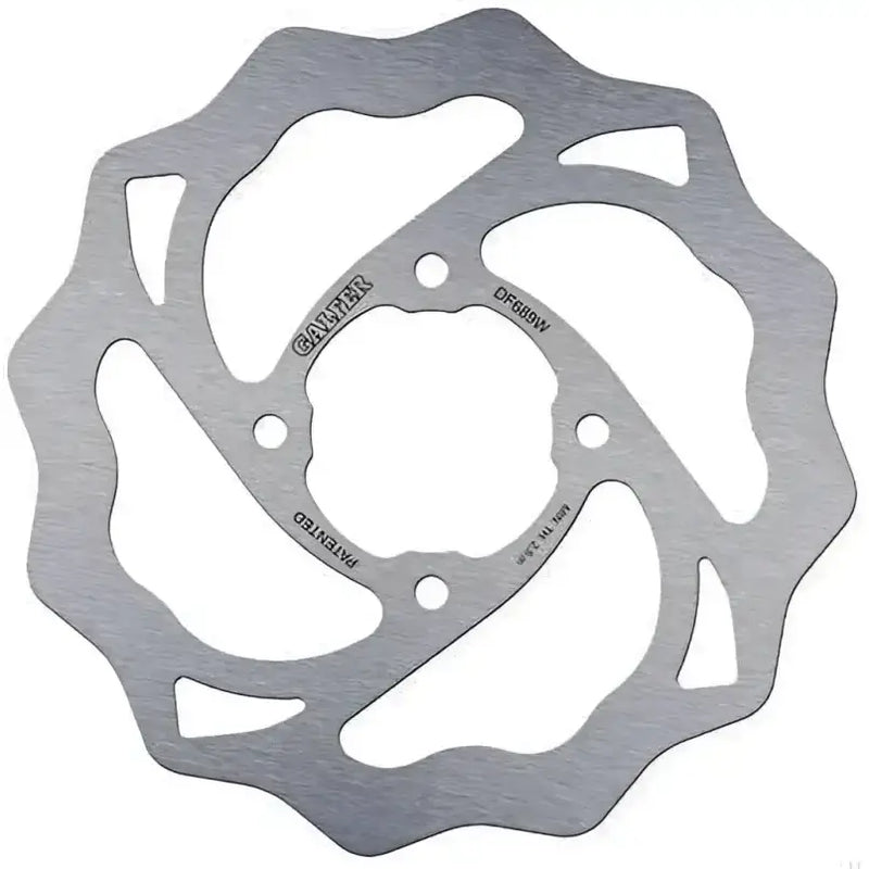 Silver metal DF689W wave rotor for KTM/Hus rear brake upgrade