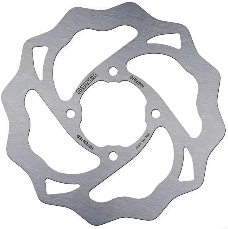 Silver metal DF689W wave rotor for KTM/Hus rear brake upgrade