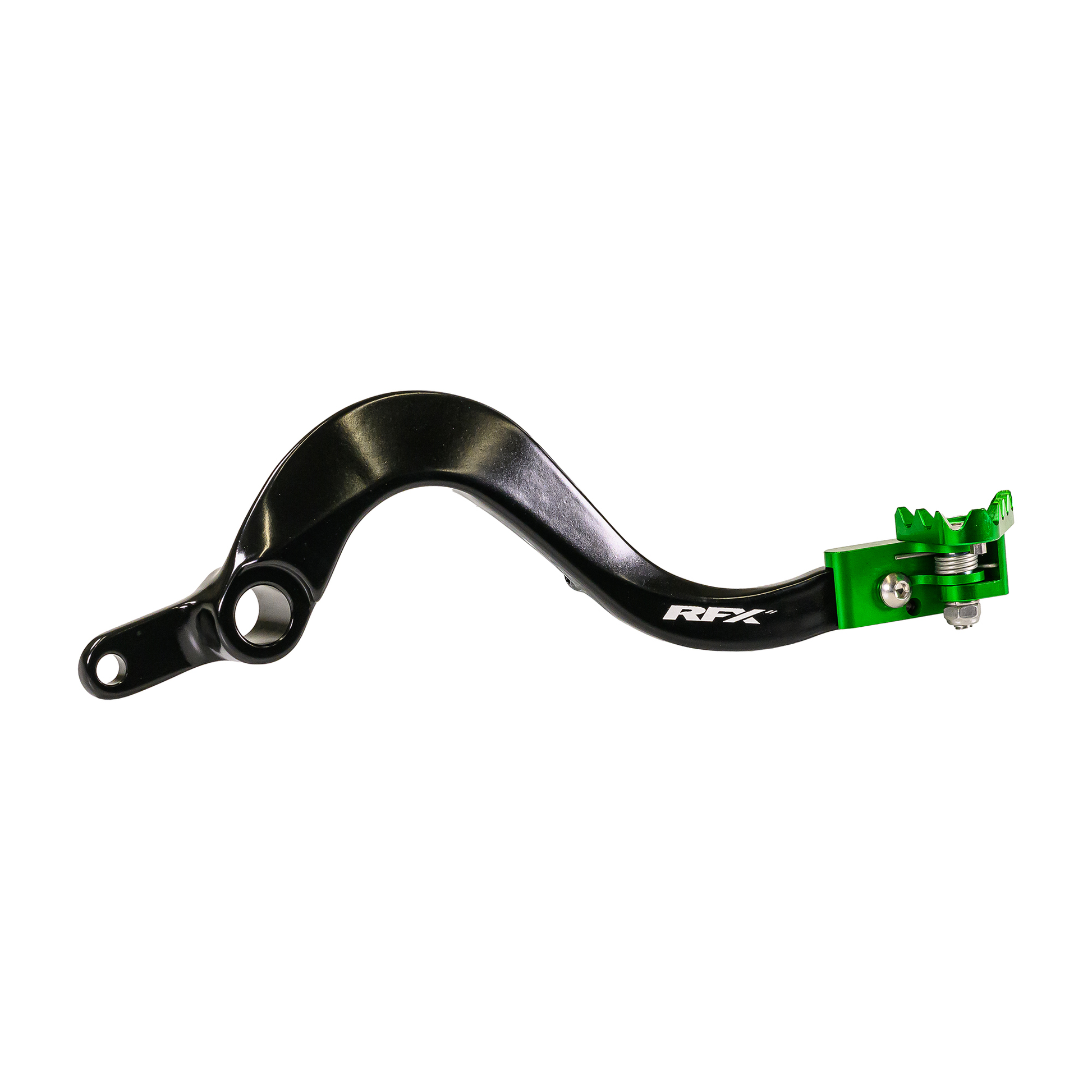 RFX Rear Brake Pedal Foot Controls FXRB 20100 99GN - Green Folding-TIP