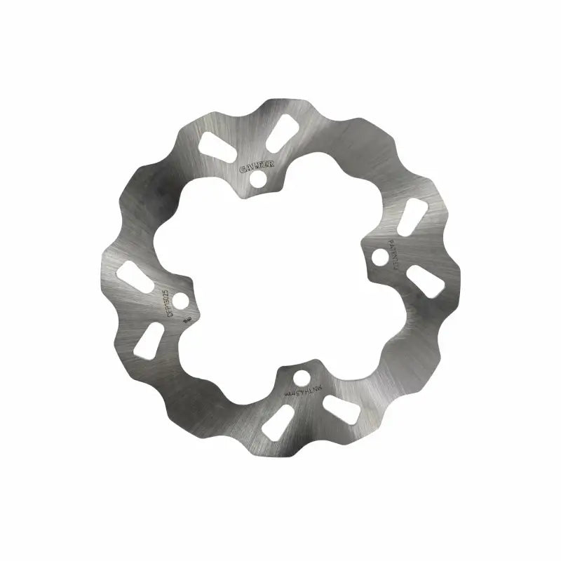 Serrated DFP13025 Wave Rotor with mounting holes for motorcycle brake upgrade