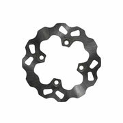 Heavy worn dark gray DFP13027 Wave Rotor with wavy edge and five holes