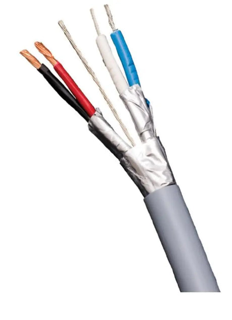 Shielded multi-conductor cable.