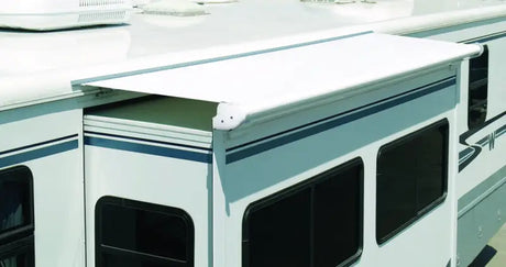 DG1550042 Carefree 155_ Univ Wht Rpl Fabric - Awning