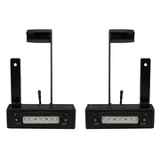 Black LED light bars with mounting brackets for Dodge Ram DHDHB17UPSL Racesport