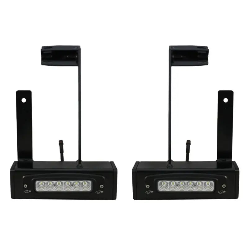 Black LED light bars with mounting brackets for Dodge Ram DHDHB17UPSL Racesport