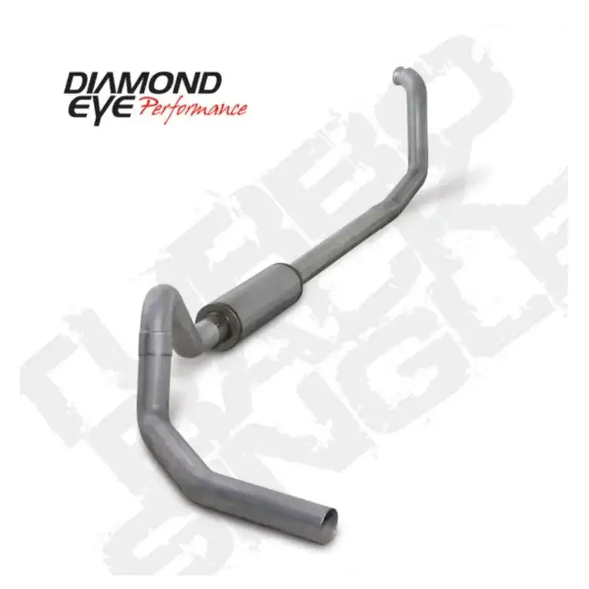 Diamond Eye Performance exhaust kit for 00-03 Ford 7.3L E-Series Van, 4-inch TB SGL AL, compliant with CARB equivalent standards.