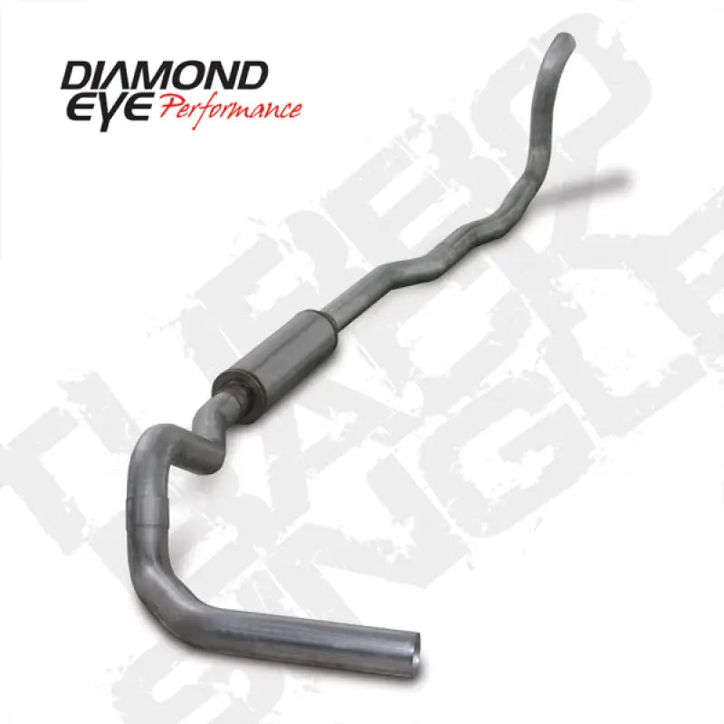 Diamond Eye KIT 4in TB SGL AL: 4-WHEEL DRIVE ONLY 89-93 DODGE CUMMINS 5.9L 