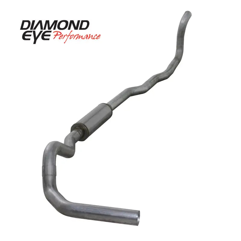 Diamond Eye KIT 4in TB SGL AL: 4-WHEEL DRIVE ONLY 89-93 DODGE CUMMINS 5.9L 