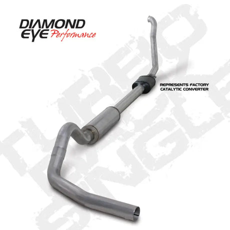 Diamond Eye KIT 4in TB SGL AL: 94-97 FORD 7.3L F250/F350 PWRSTROKE NFS W/ CARB EQUIV STDS 