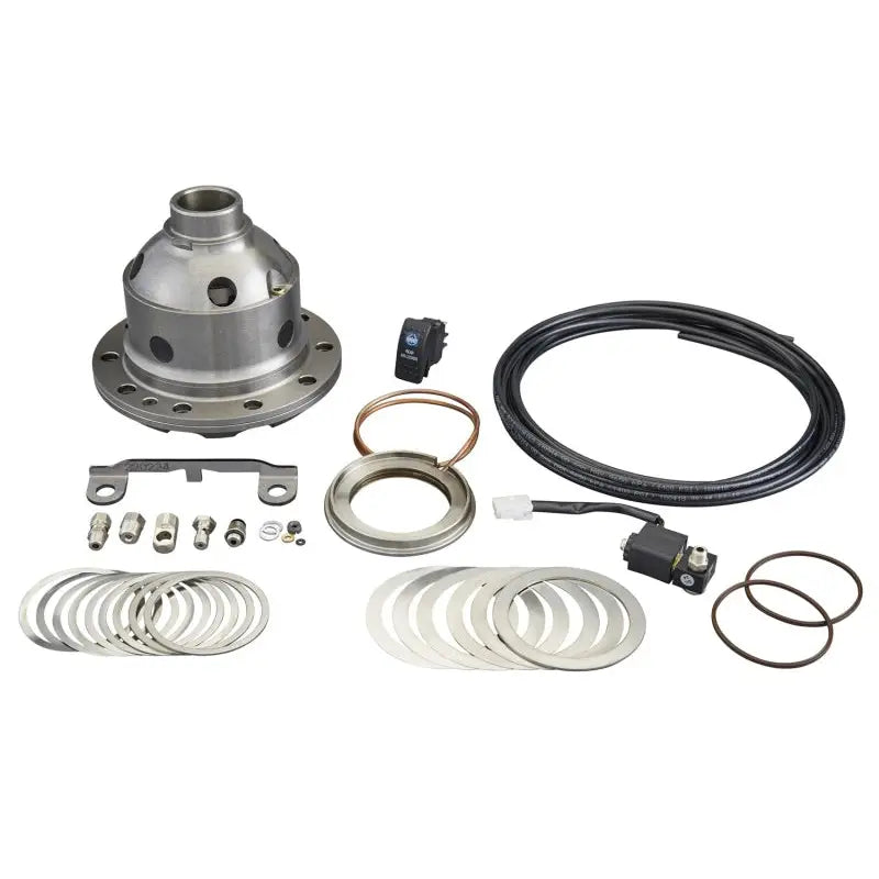Keystone RD245 Differential Carrier DANA 44/ M220 Axle; Locking Differential; 32 Spline; All Ratios; Requires Differential Locker Compressor (See Required Parts); With Carrier/ Carrier Bearings/ Switch/ Solenoid Valve/ Air Line And Fittings