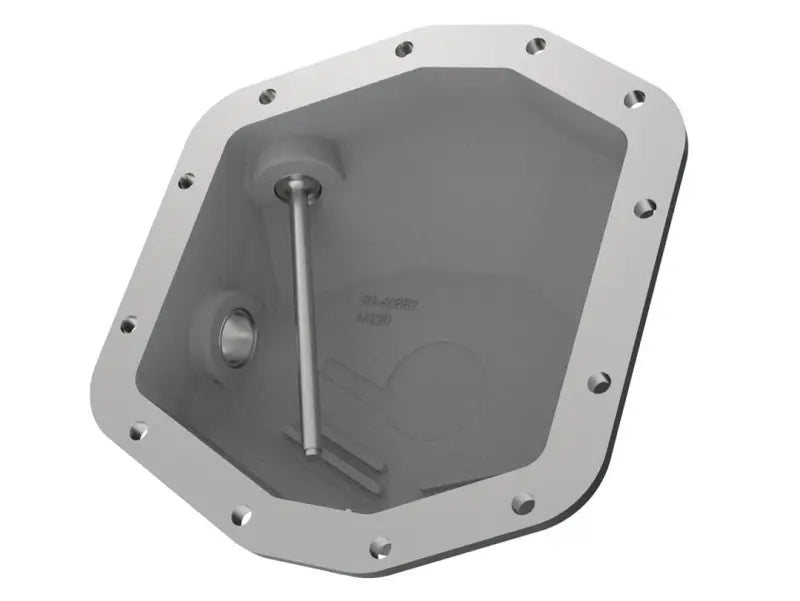 Gray metal differential cover for Dana M220 with magnetic drain plug and dipstick