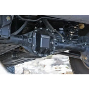 Heavy-duty black differential cover with skid plate and bolts for Dana M220 off-road upgrade