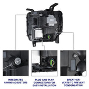 Diode Dynamc DOT Compliant Output Headlight Assembly FL0023 - 2014 Gmc Sierra 1500 2500 3500 Led