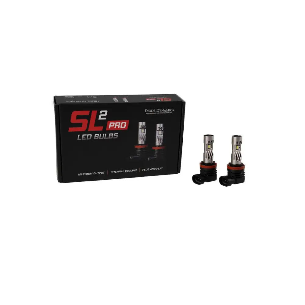 Diode Dynamc Designed And Engineered In USA Headlight Bulb DD0638P - White H11 H8 H9 SL2 Led Bulbs Pair