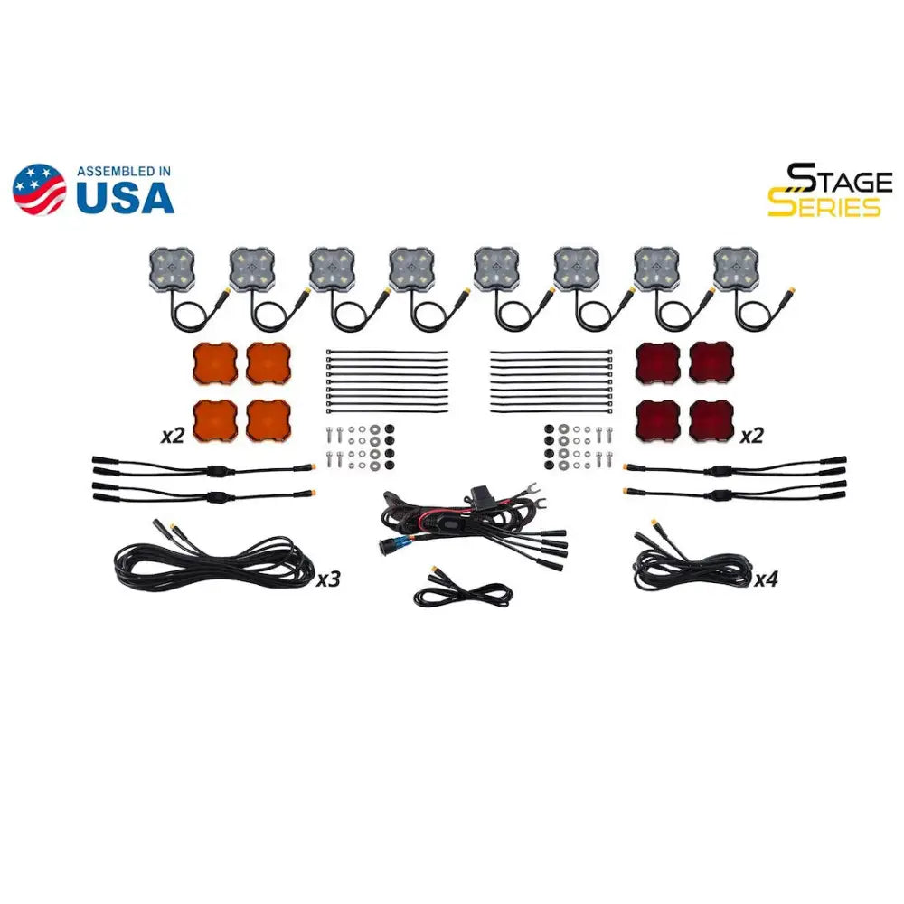 Diode Dynamc Dual Power Levels Underbody Light Kit DD7742 - Single-Color Rock MID-Size