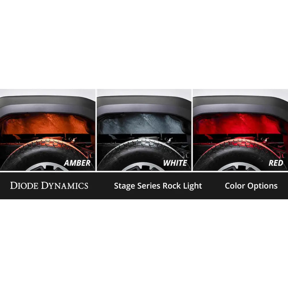 Diode Dynamc Fully-Encapsulated Durable Design Underbody Light Kit DD7738 - Single-Color Rock Installer