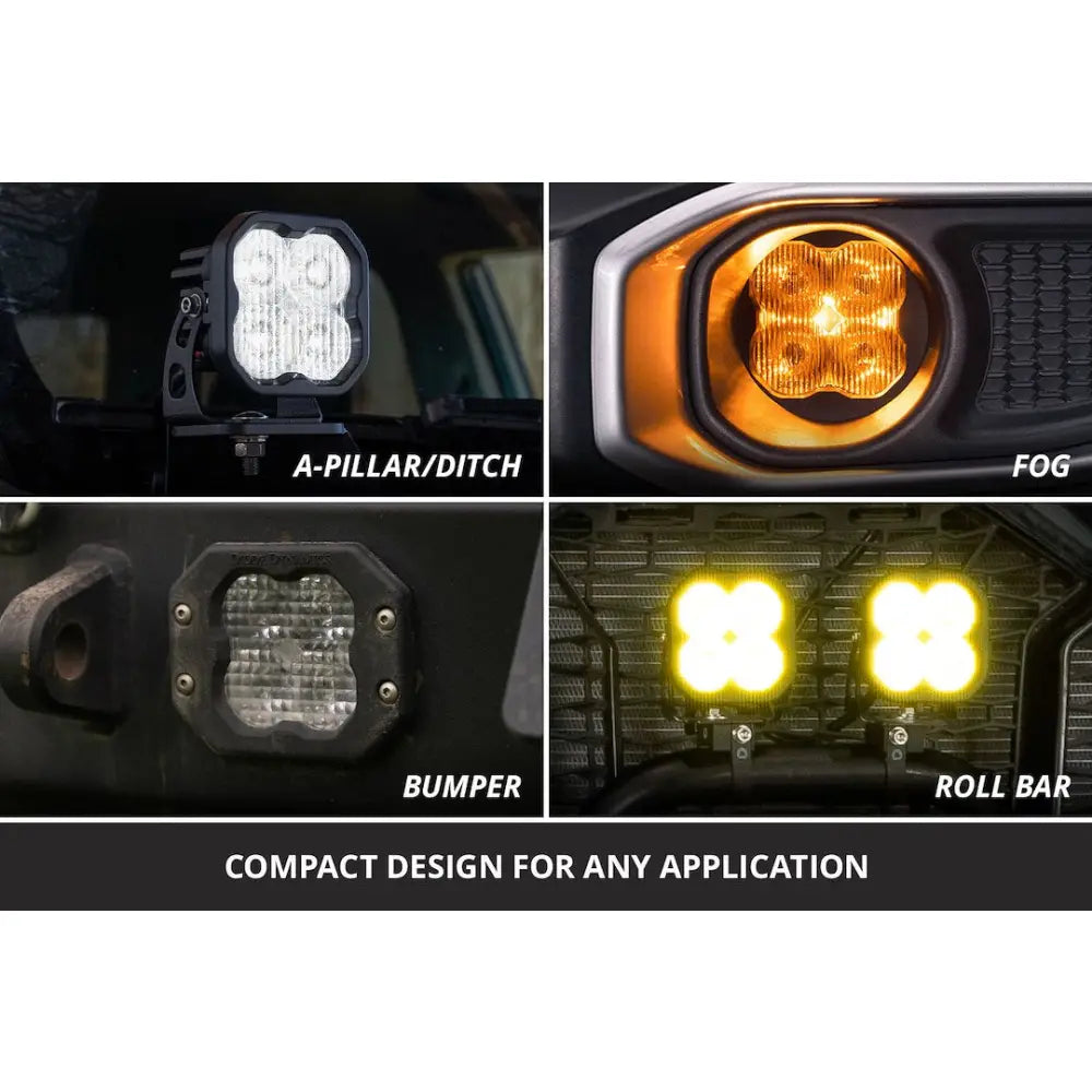 Diode Dynamc High-Intensity Automotive-Type LED's Driving/ Fog Light DD6897P - White SS3 Max Abl Sae Standard